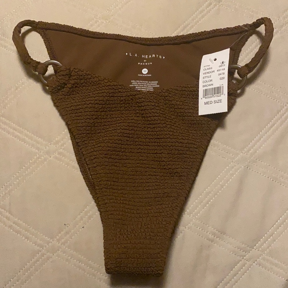 L. A. Hearts Tavi Scrunch Bikini Bottom